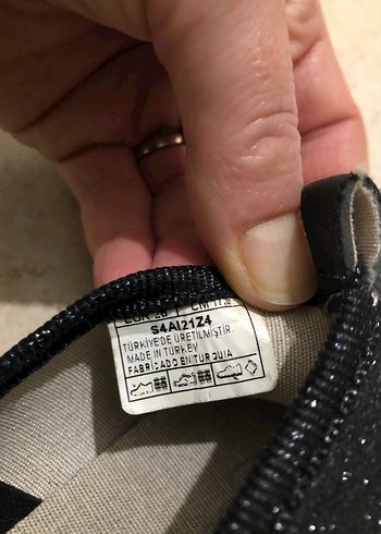 Kız Çocuk Siyah Fiyonk Detaylı Ballet Babet simli - Görsel 3