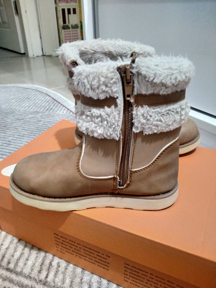 Kız Çocuk Bej Bot Kürklü lcw - Görsel 3