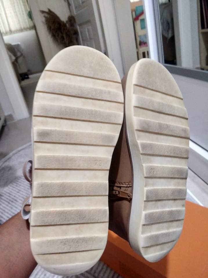 Kız Çocuk Bej Bot Kürklü lcw - Görsel 5