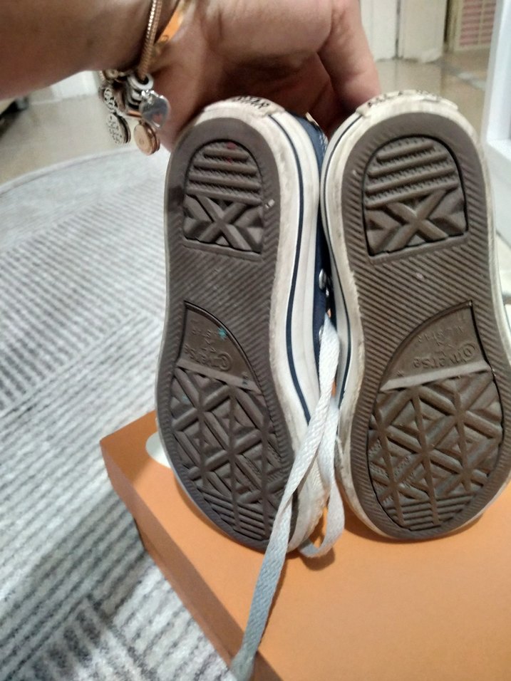 kız  Çocuk Mavi Denim Converse - Görsel 4