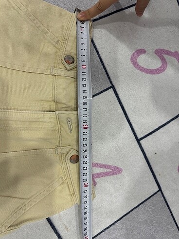 11-12 Yaş Beden camel Renk Kot pantolon
