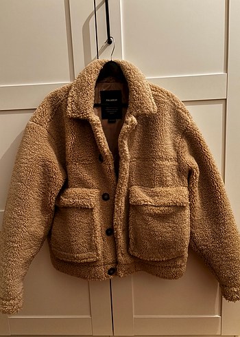 Pull and Bear Bej Pelus Ceket