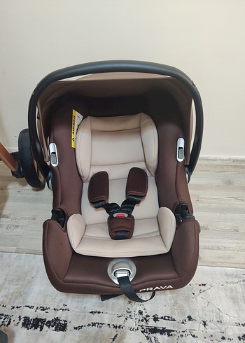 Kahverengi ve Gri Bebek Arabası Seti - Görsel 4