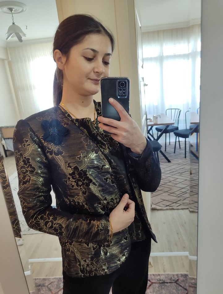 ceket bluz ve çanta - Görsel 4