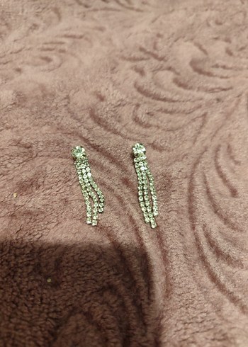 Bej Parıltılı İşlemeli Kadın Takı Seti - Görsel 3