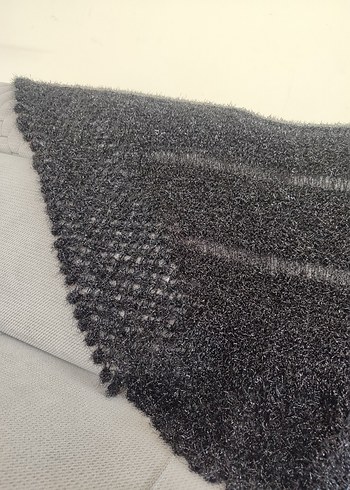 siyah Örgü Kadın Şal - Görsel 4