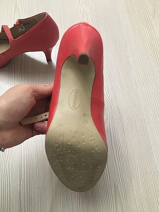 40 Beden kırmızı Renk İnce topuklu ayakkabı