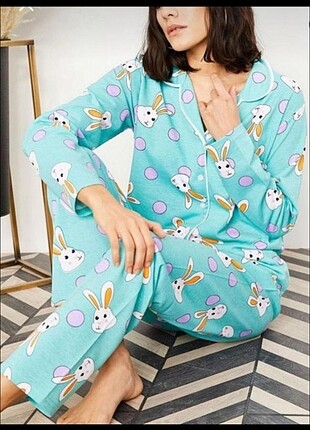 Tavşanlı pijama takımı 