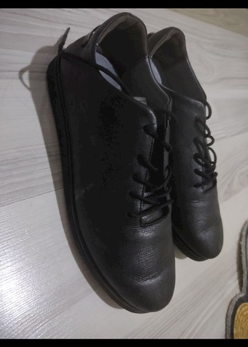 Siyah Bağcıklı Stiletto Topuklu Erkek Klasik Ayakkabı - Görsel 2