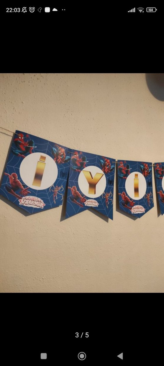 Renkli Örümcek Adam Parti Süsleri - Görsel 2