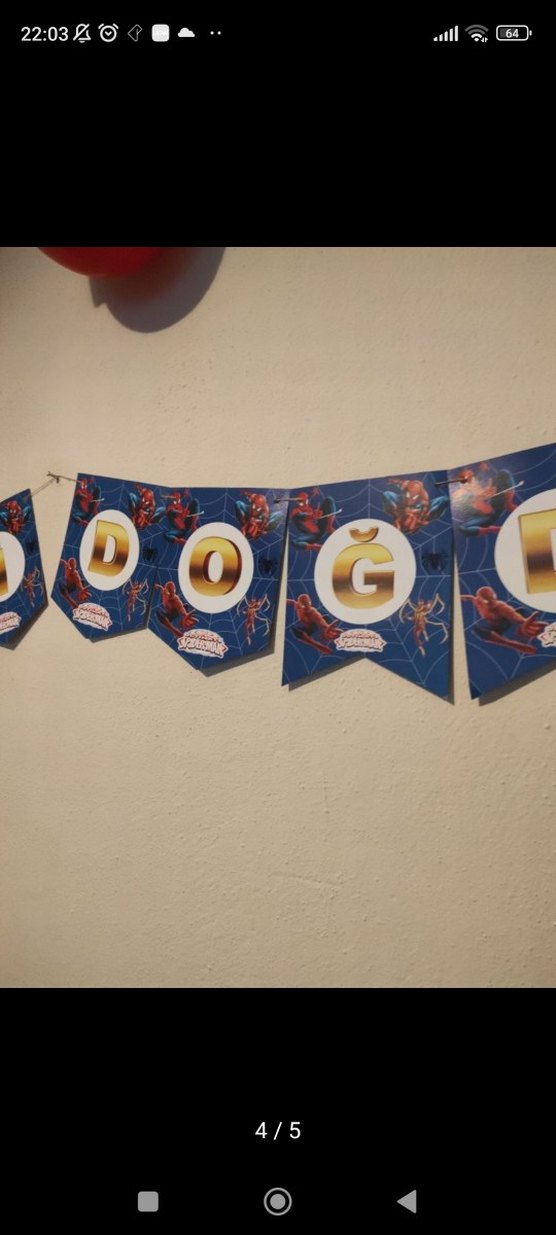 Renkli Örümcek Adam Parti Süsleri - Görsel 3