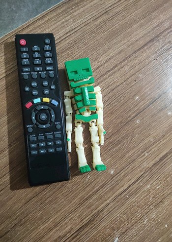 Yeşil Kafalı İskelet Aksiyon Figürü - Görsel 5