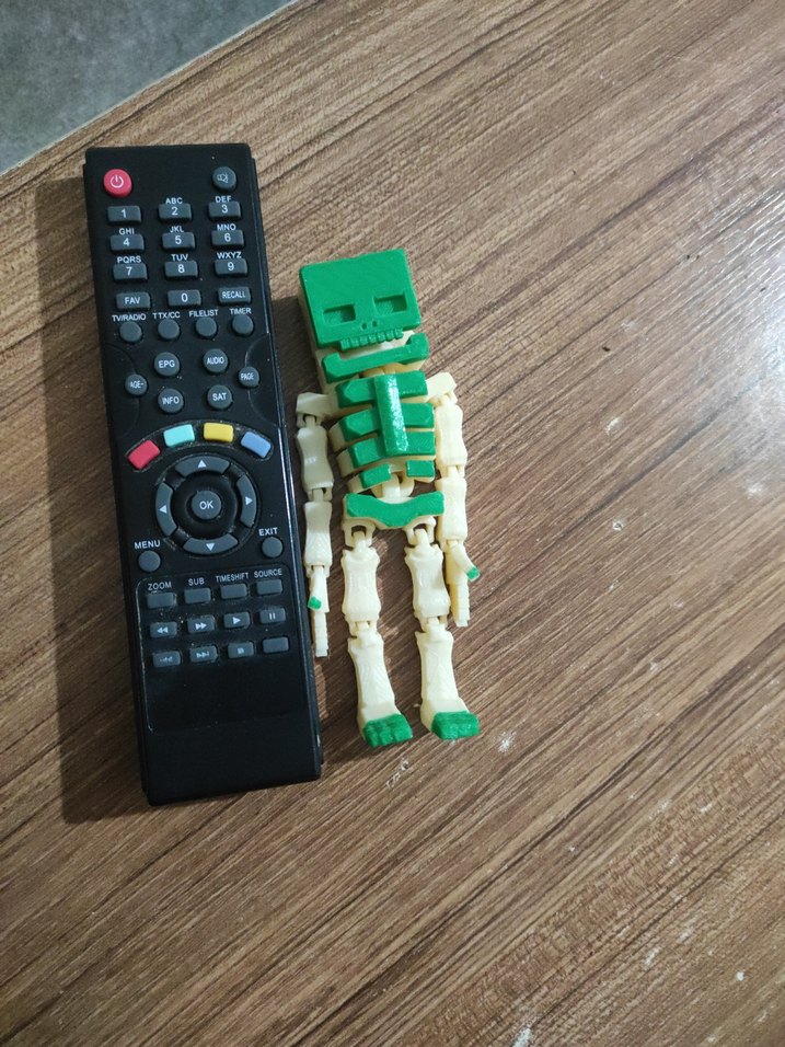 Yeşil Kafalı İskelet Aksiyon Figürü - Görsel 5