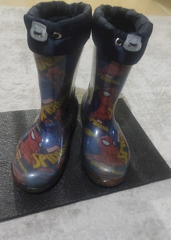 Mavi Baskılı Erkek Çocuk Lastik Bot - Görsel 2