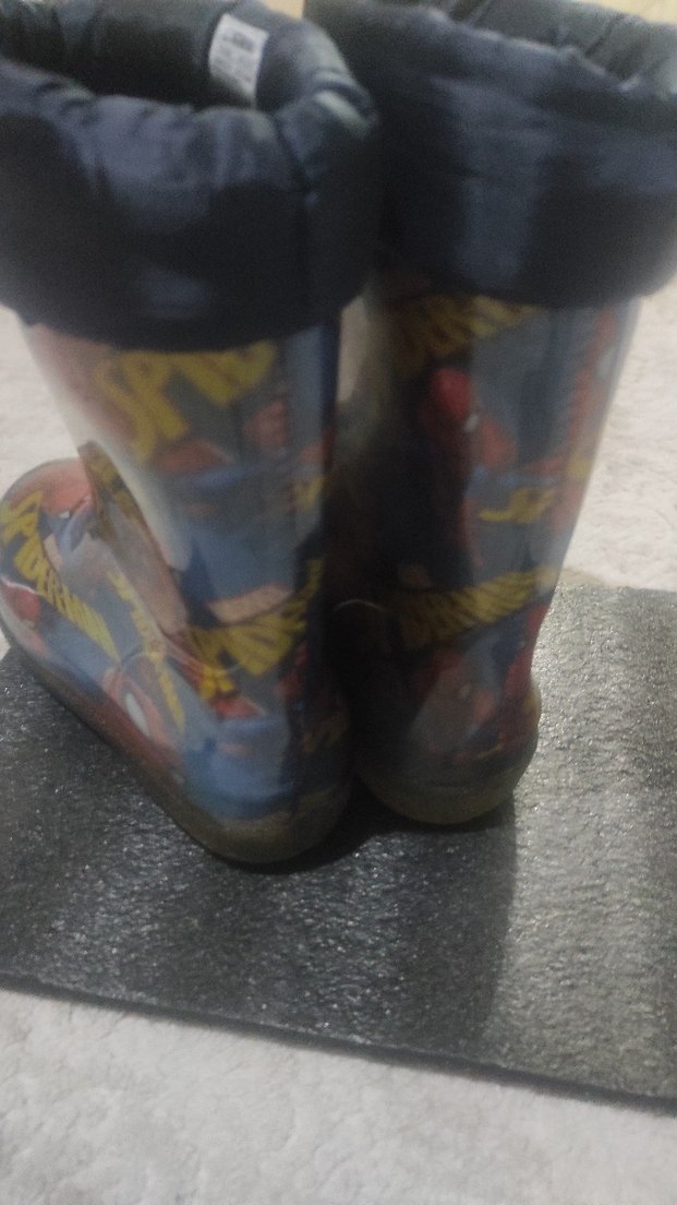 Mavi Baskılı Erkek Çocuk Lastik Bot - Görsel 3