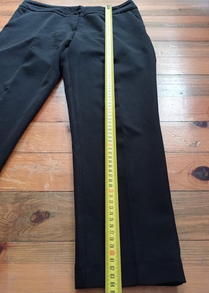 Siyah kumaş pantolon  - Görsel 2