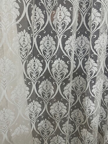 Taç marka Desenli tül perde - Görsel 6