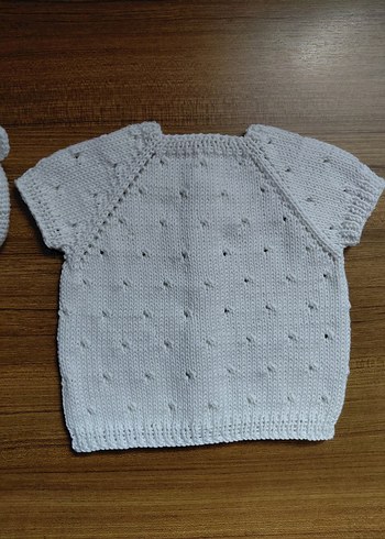 9-12 Ay Beden Örgü Bebek Yeleği