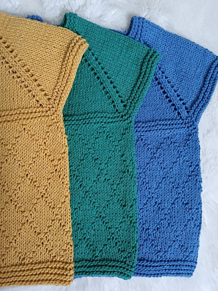 El örgüsü bebek yeleği - Görsel 2