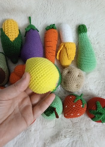Örgü Sebze ve Meyve Figürleri - Görsel 4