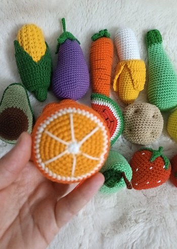 Örgü Sebze ve Meyve Figürleri - Görsel 3