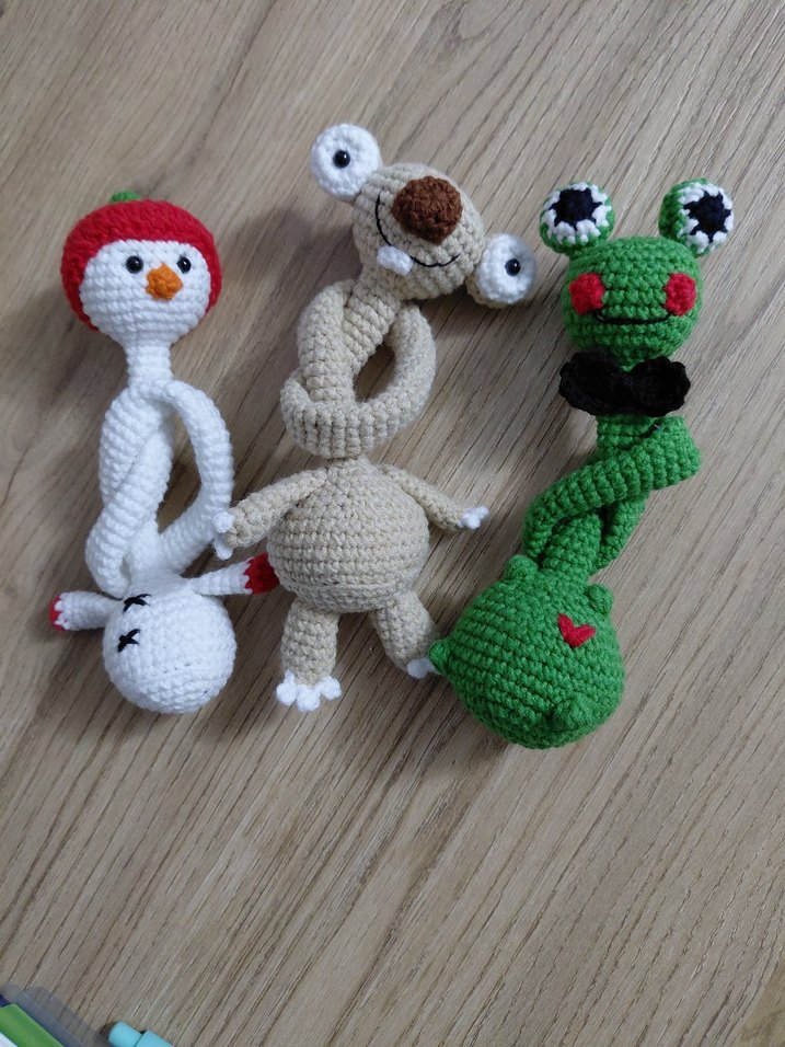 Renkli Örgü Oyuncak Karakter - Görsel 2