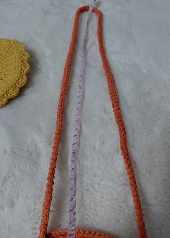 Örgü Yuvarlak Çocuk Çantası - Görsel 7