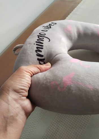 LC Waikiki LCW Pembe Flamingo Desenli Çocuk Boyun Yastığı