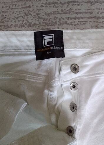 42 Beden beyaz Renk FILA William Hunt Collezione golf bayan kot 42 beden