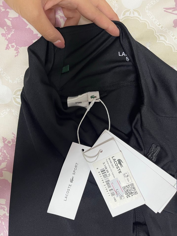 Lacoste Siyah Kadın Spor Tayt - Görsel 3