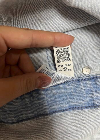 Tommy Jeans Mavi Kot Askılı Midi Elbise - Görsel 8