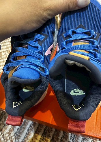 Erkek Çocuk Renkli Baskılı Mavi Spor Ayakkabı - Görsel 9