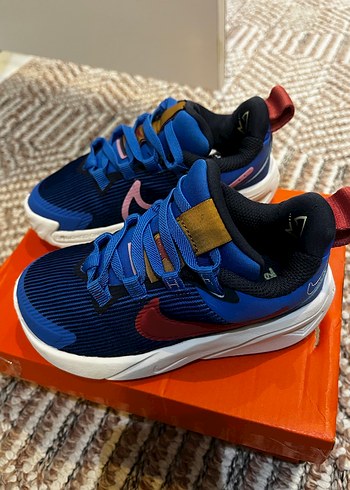 Erkek Çocuk Renkli Baskılı Mavi Spor Ayakkabı - Görsel 2