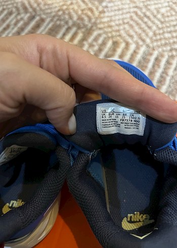 Erkek Çocuk Renkli Baskılı Mavi Spor Ayakkabı - Görsel 8