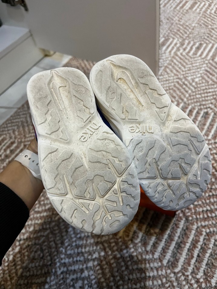 Erkek Çocuk Renkli Baskılı Mavi Spor Ayakkabı - Görsel 3