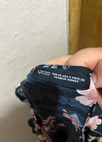 Çiçek Desenli Uzun Kollu Mini Elbise - Görsel 4