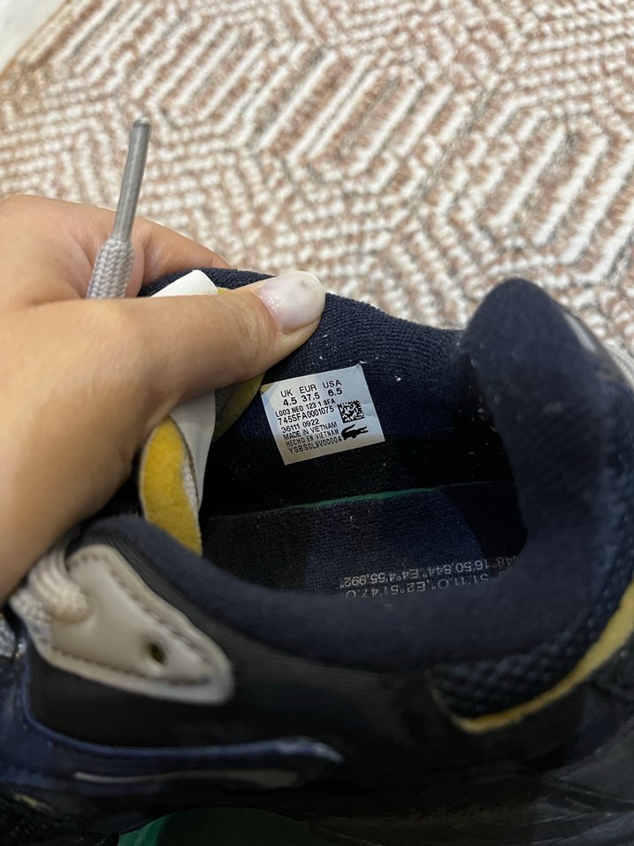 Lacoste Siyah Spor Ayakkabı - Görsel 4