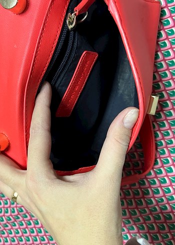 Tommy Hilfiger nar çiçeği çanta - Görsel 7