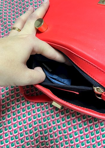 Tommy Hilfiger nar çiçeği çanta - Görsel 12