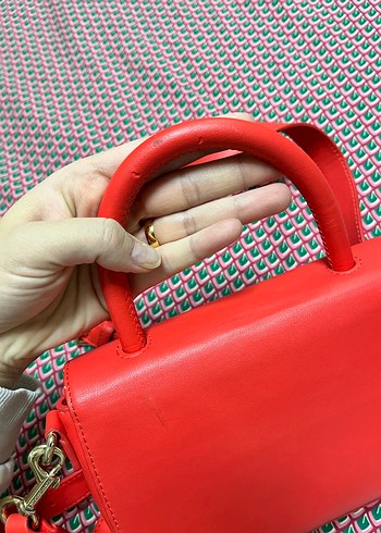 Tommy Hilfiger nar çiçeği çanta - Görsel 9