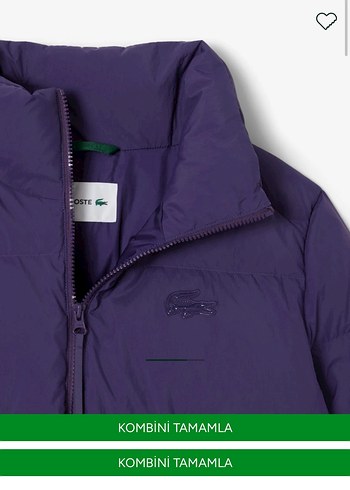 Lacoste yeni etiketli lacivert şişme mont - Görsel 9