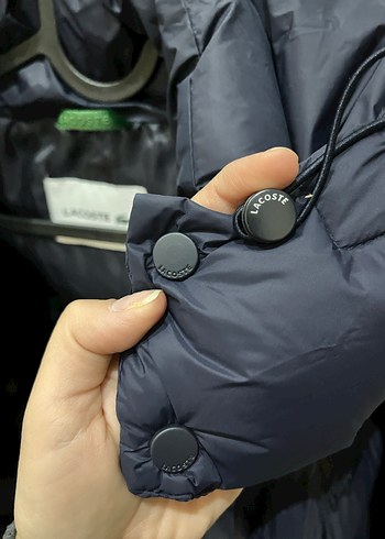 Lacoste yeni etiketli lacivert şişme mont - Görsel 8