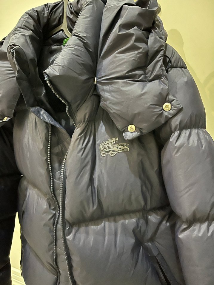 Lacoste yeni etiketli lacivert şişme mont - Görsel 2