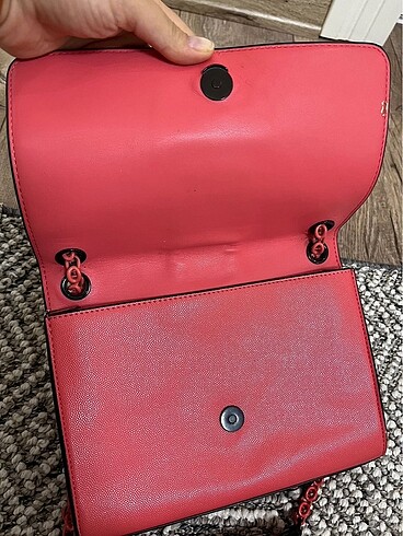 Calvin klein nar çiçeği çanta - Görsel 7