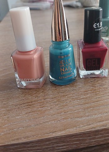 Çok Renkli Pastel Oje Seti