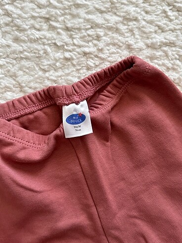 6-9 Ay Beden Bebek çıngıraklı pijama altı