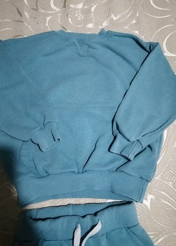 Zara Mavi Rahat erkek çocuk Eşofman Takımı