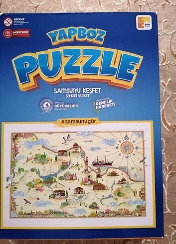 500 parça Puzzle yapboz 