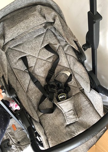 Kraft Lima Wb Açık Gri Travel Sistem Bebek Arabası ve Puset - Görsel 9