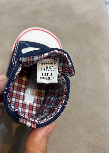 Freesure Bebek İlk Adım Ayakkabısı Mavi Gri - Görsel 6